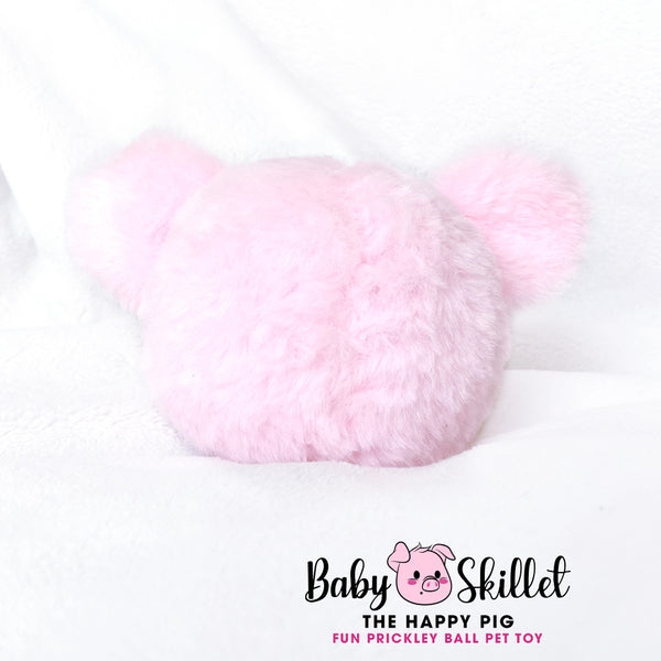 Baby Skillet the Pig Rough Play Squeaky Ball Dog Toys for Small Medium Dogs