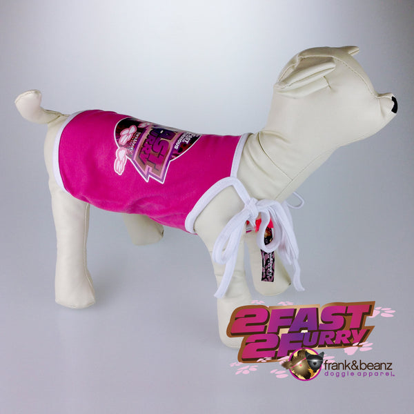 Fast and the Furrious™ - 2 Fast 2 Furry Small Dog Halter Shirt