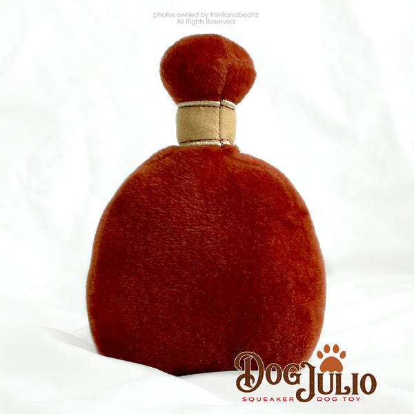 Dog Julio Tequila Bottle Plush Dog Toy Squeaky