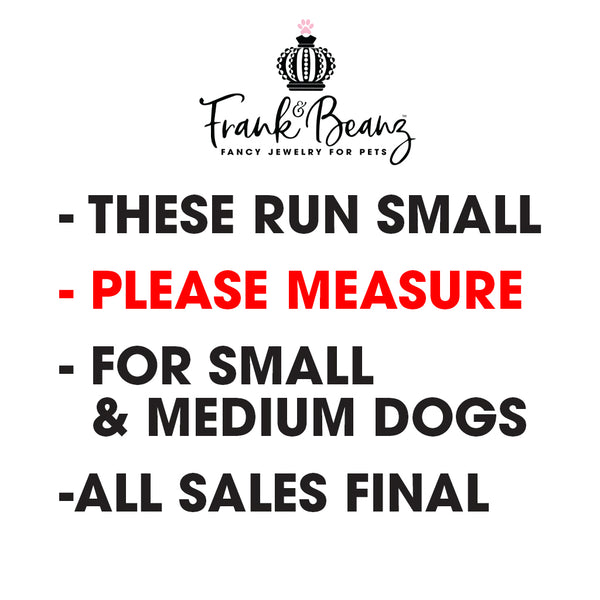 Denim & Bow Tie Frilly Dog Dress