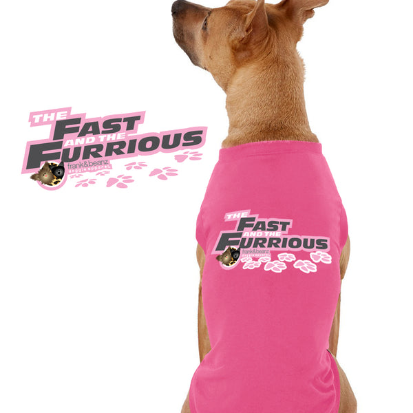 Fast & the Furrious™ - Large & in Charge Pink Dog Tank Top Shirt
