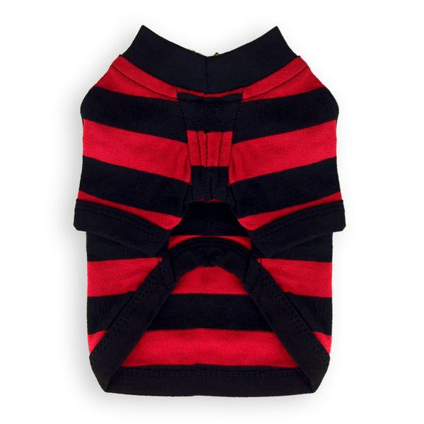 Yappy Yacht Club - The Gondolier Striped Dog Shirt