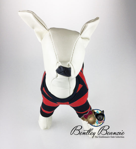 Yappy Yacht Club - The Gondolier Striped Dog Shirt