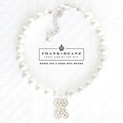 Rhinestone Dog Bone Dog Necklace Cat Necklace Luxury Pet Jewelry
