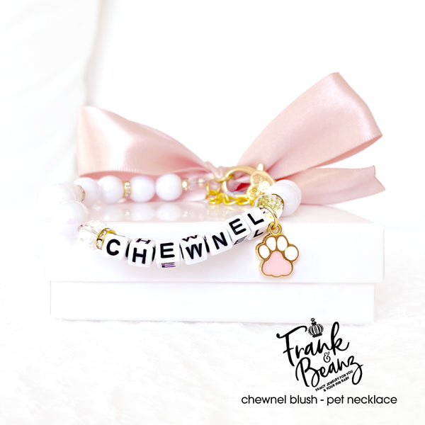 Chewnel Personalized Dog Necklace Collar Cat Necklace Collar Pet Jewelry