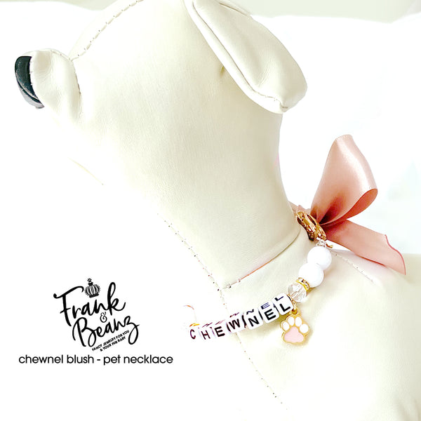 Chewnel Personalized Dog Necklace Collar Cat Necklace Collar Pet Jewelry