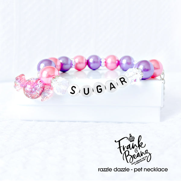Gumball Pearl Dog Necklace Cat Necklace Luxury Pet Jewelry