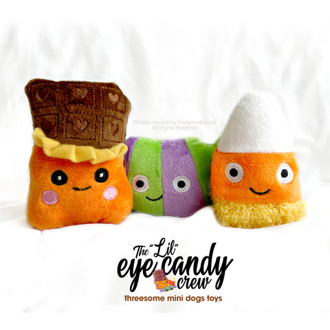 Eye Candy Trio Mini Dog Toy