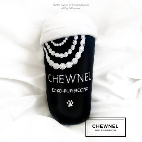 Chewnel Luxury Pearl Puppaccino Cup Dog Toy