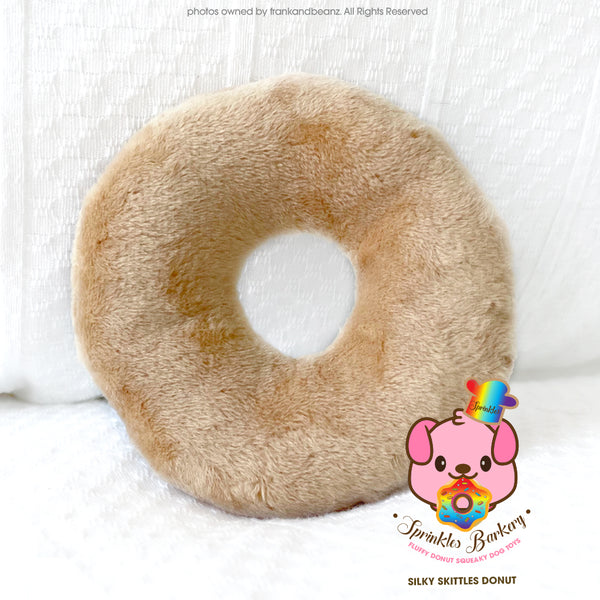 Sprinkles Barkery Rainbow Mini Squeaky Donut Dog Toys Plush Pet Toys