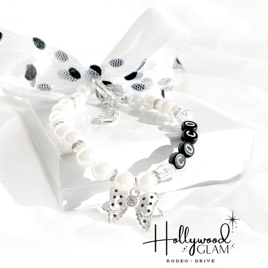 Rodeo Drive Hollywood Glam Pearl Dog Necklace Fancy Pet Jewelry