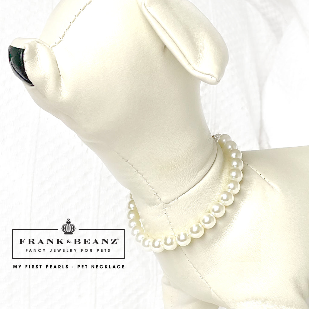 Customizable Freshwater pearl dog necklace – Waag Bag