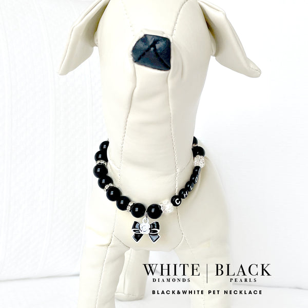 Tiffany Ribbon Luxury Pet Jewelry Personalized Dog Collar Pet 