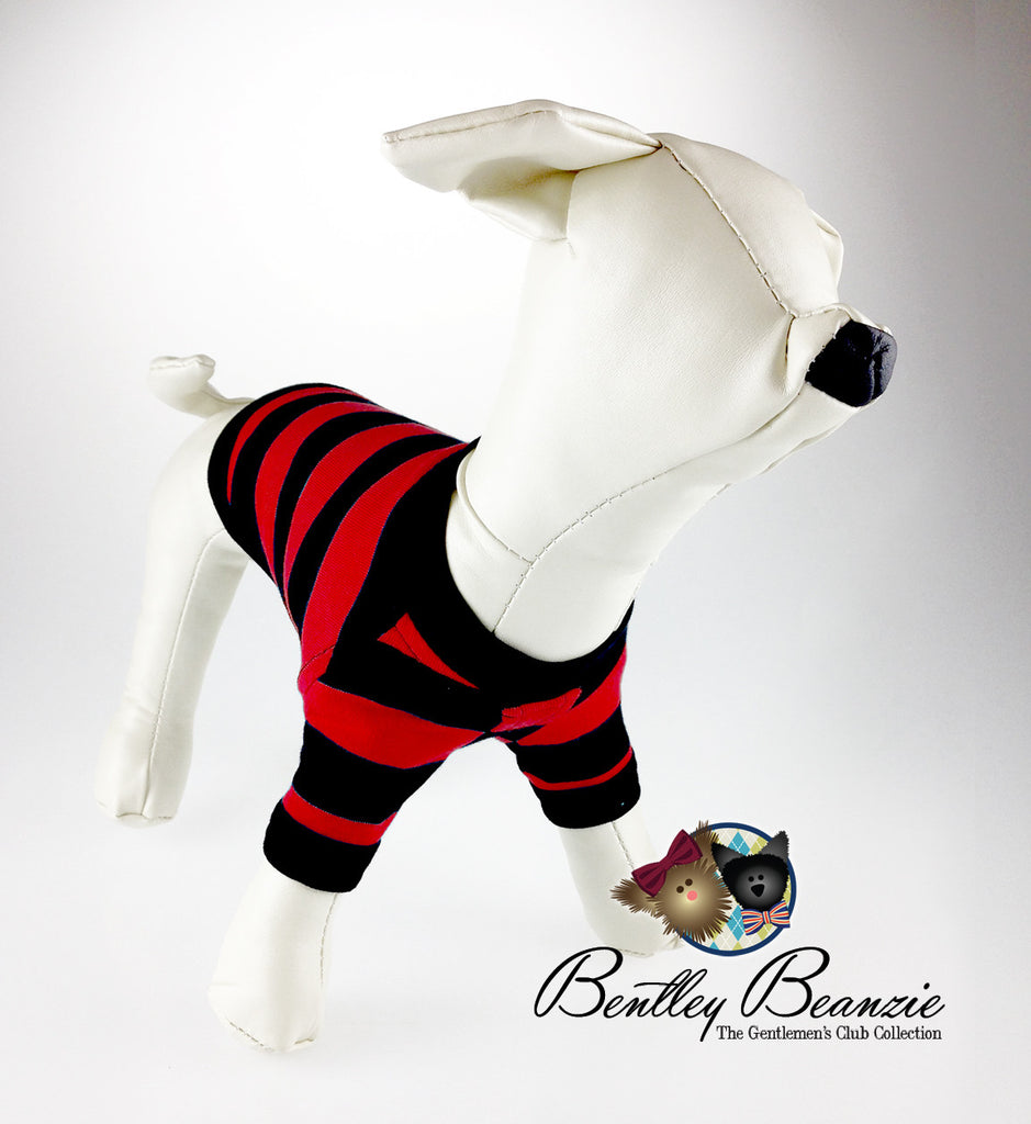 Yappy Yacht Club - The Gondolier Striped Dog Shirt